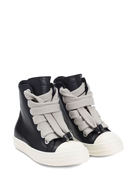 Black Jumbolace leather high-top sneakers Rick owens - men RICK OWENS | RU02E1892LCOW2911